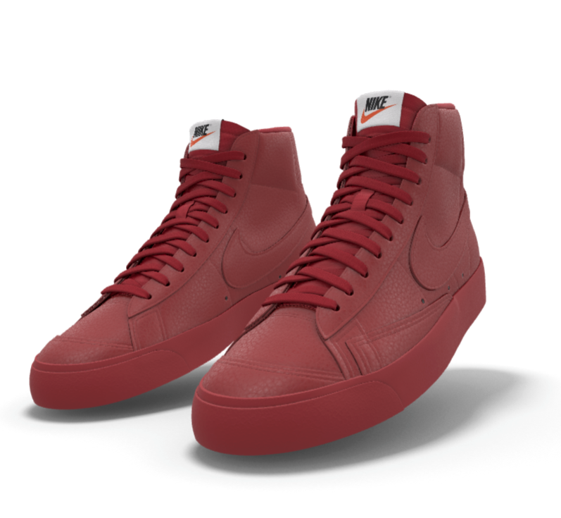 195 NIB NEW Mens NIKE Blazer Mid 77 Custom Varsity Red Premium