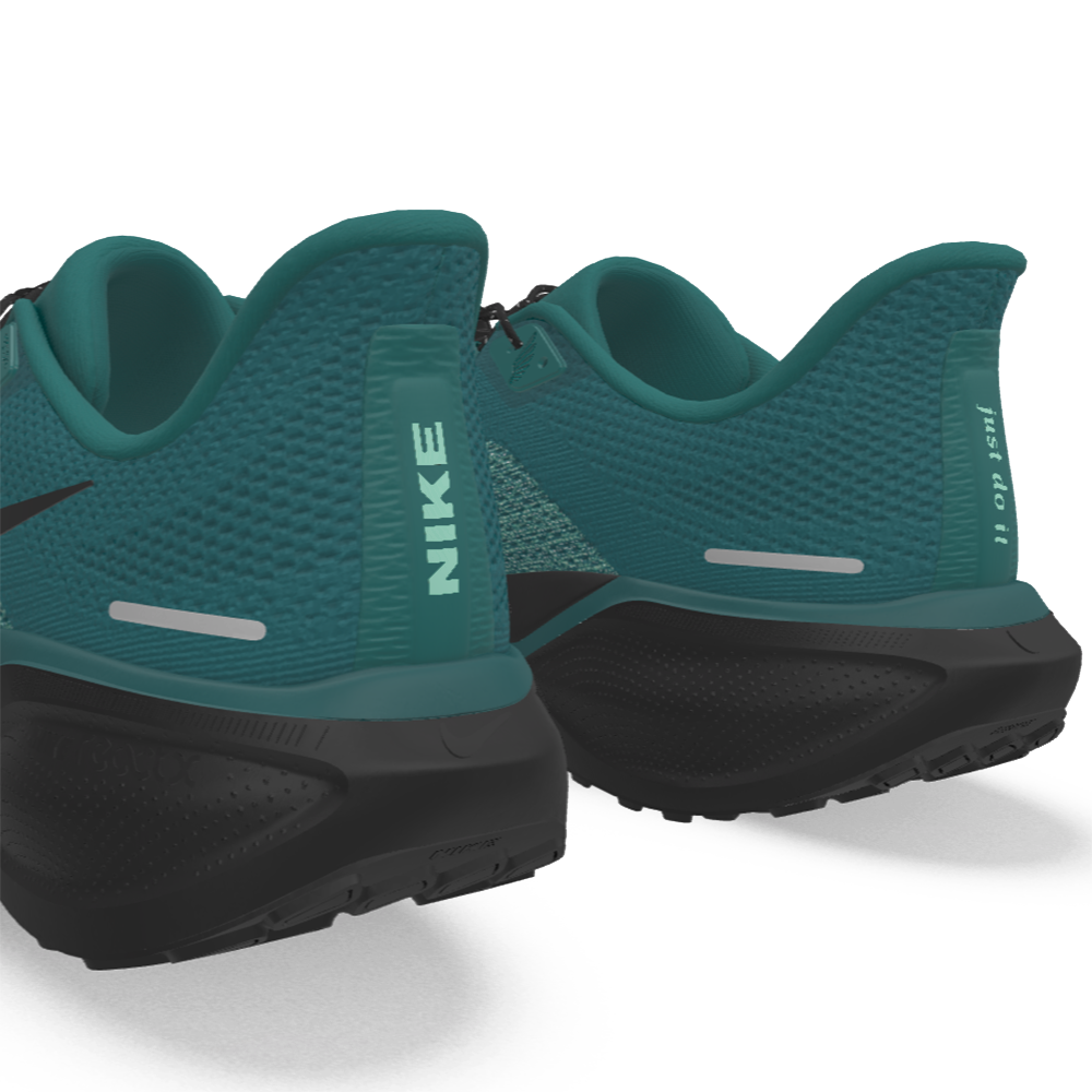 $215 NEW Mens NIKE Air Zoom Pegasus 41 Custom Teal Black Athletic Running Shoes