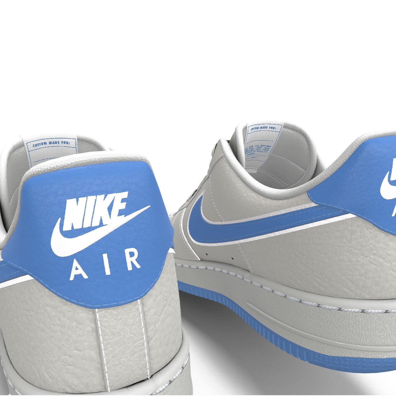 $195 NIB NEW Mens Nike Air Force 1 Low Photon Dust Custom Leather Shoes