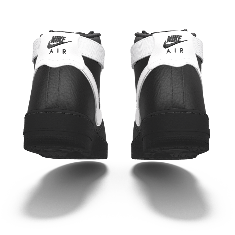 $250 NIB NEW Mens Nike Air Force 1 Vandal Black & White Leather Custom BB Shoes