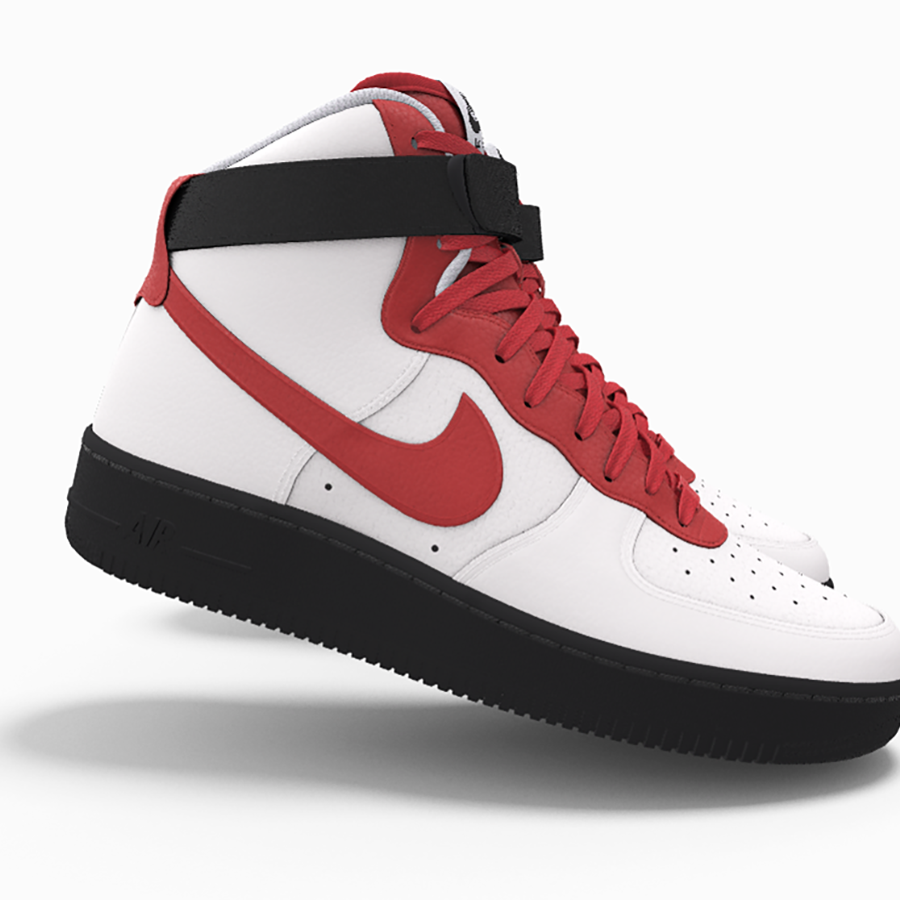 $250 NIB NEW Mens Nike Air Force 1 Chicago Bulls Leather High Top BB Shoes