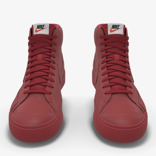195 NIB NEW Mens NIKE Blazer Mid 77 Custom Varsity Red Premium