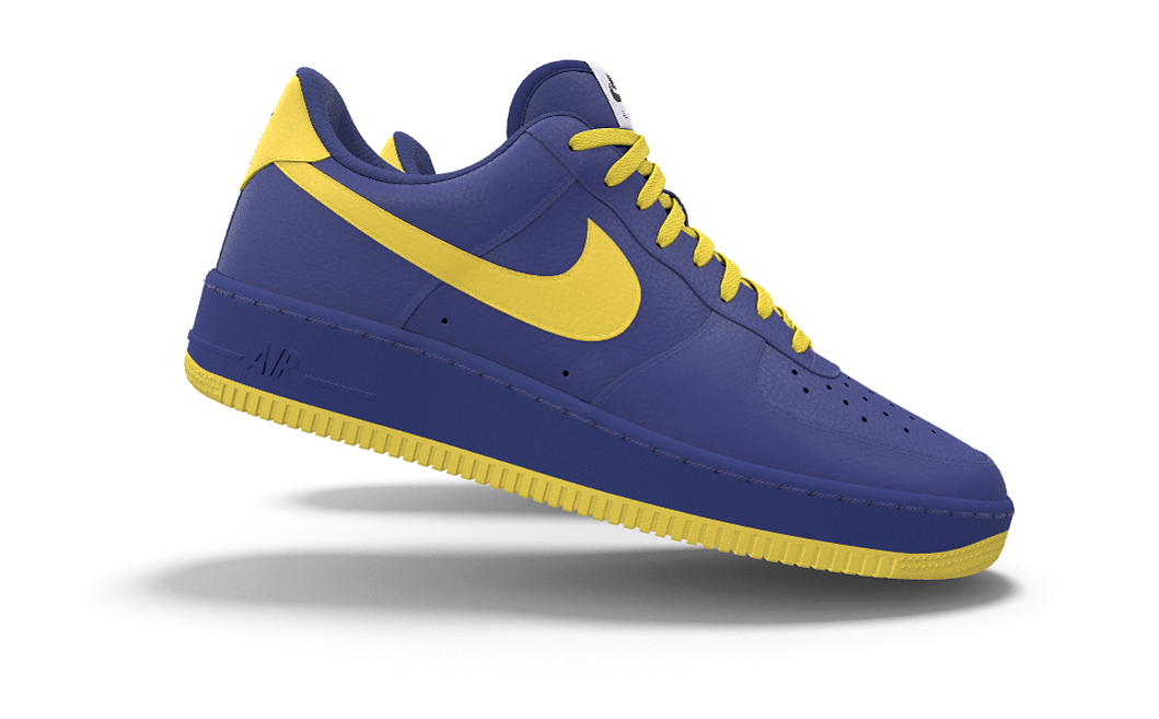 Air force 1 sales navy blue leather