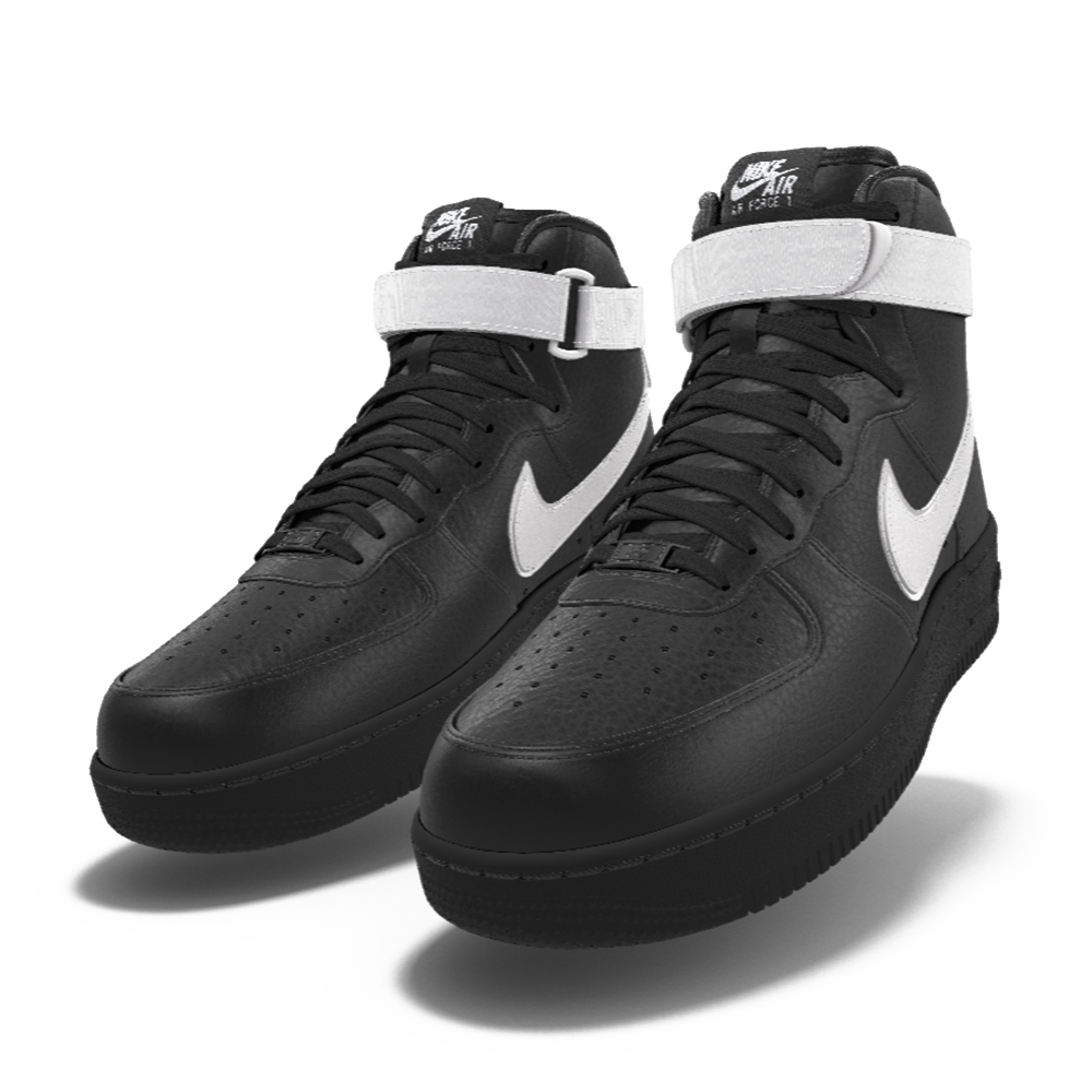 $250 NIB NEW Mens Nike Air Force 1 Vandal Black & White Leather Custom BB Shoes