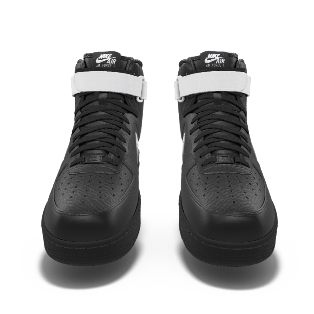 $250 NIB NEW Mens Nike Air Force 1 Vandal Black & White Leather Custom BB Shoes