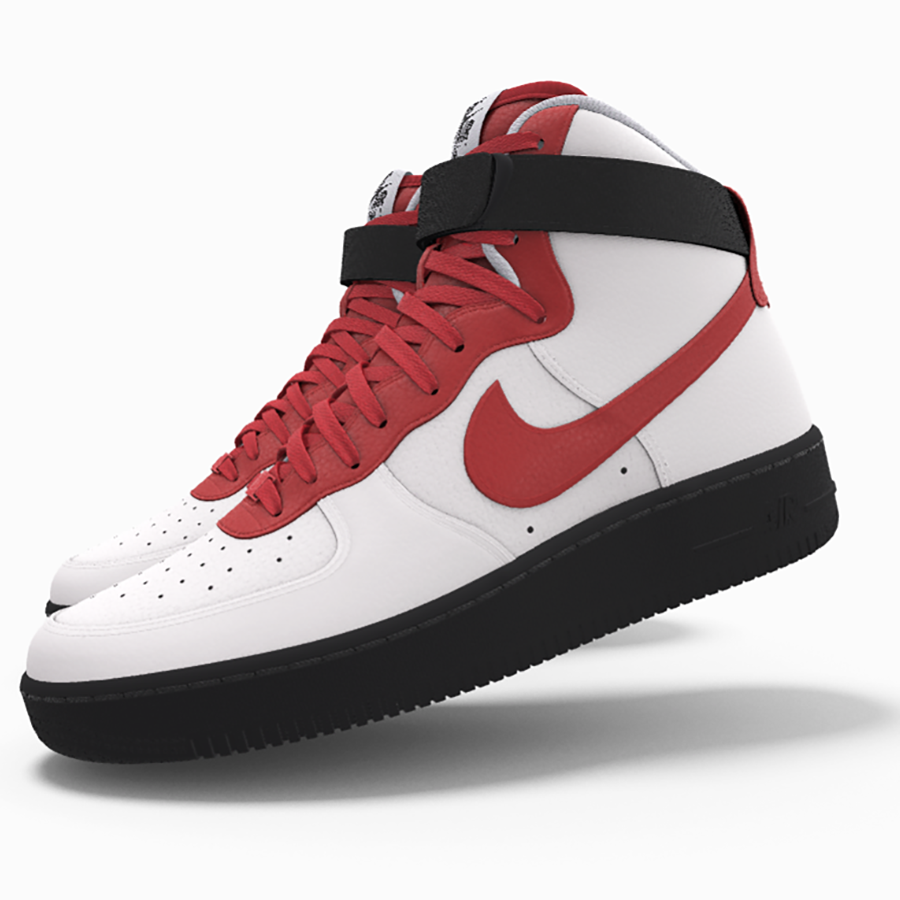 $250 NIB NEW Mens Nike Air Force 1 Chicago Bulls Leather High Top BB Shoes