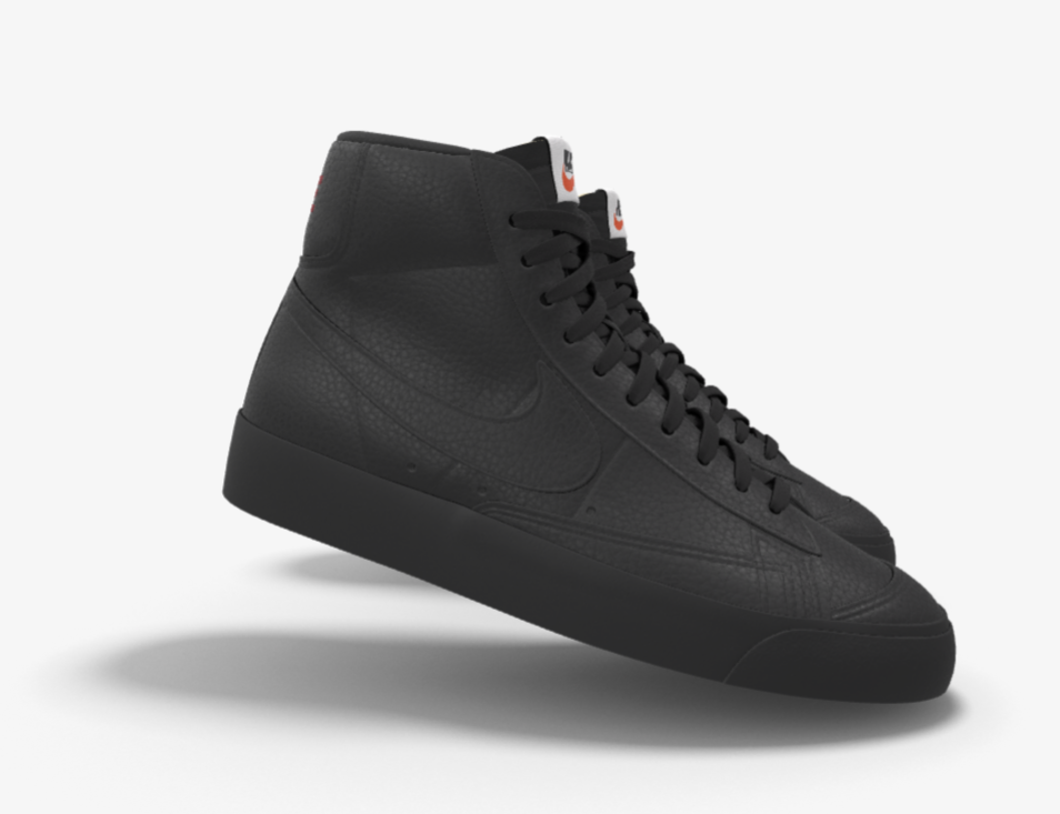 Mens black 2025 nike blazers