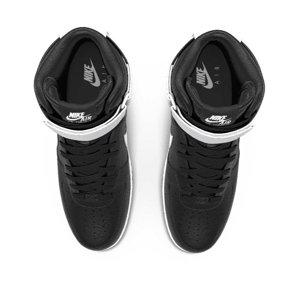 $250 NIB NEW Mens Nike Air Force 1 Vandal Black & White Custom Leather BB Shoes