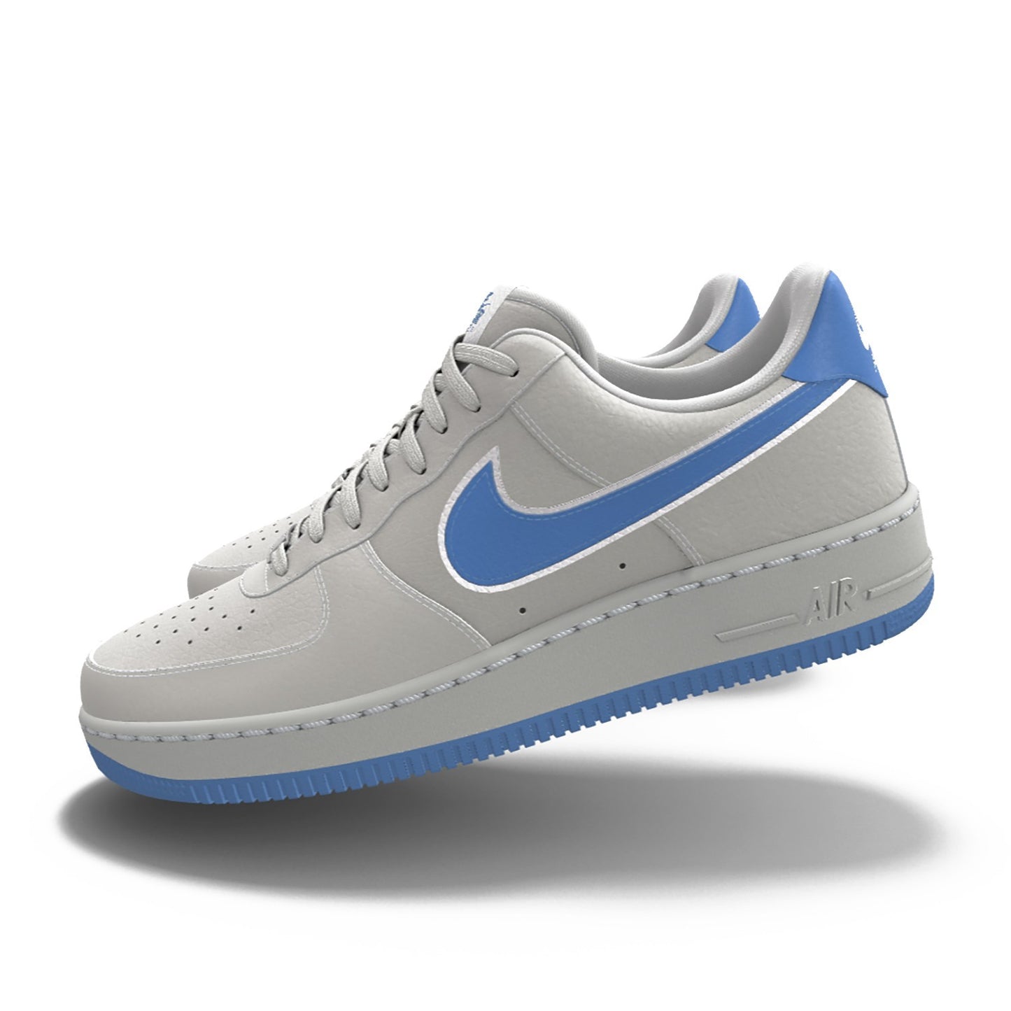 $195 NIB NEW Mens Nike Air Force 1 Low Photon Dust Custom Leather Shoes