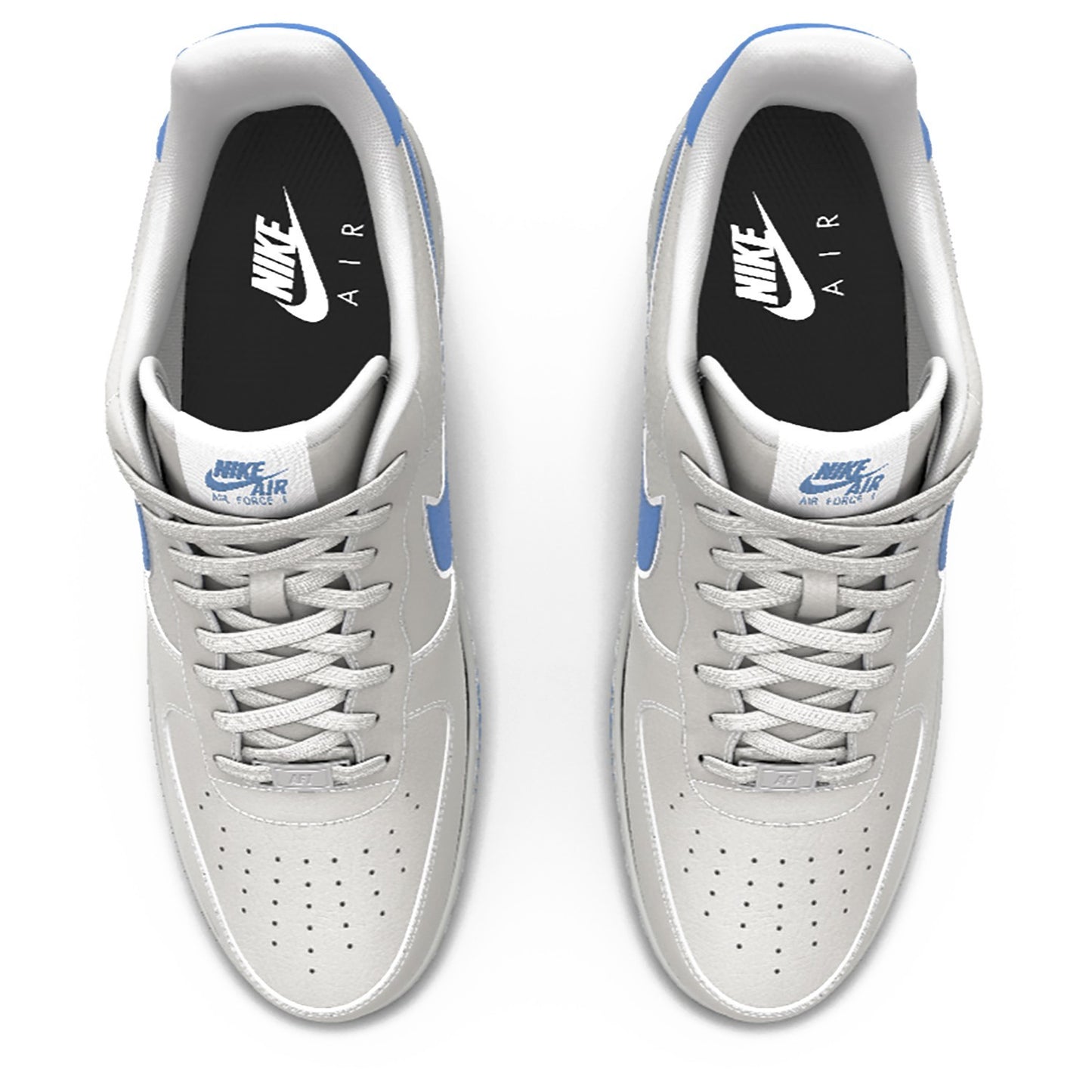 $195 NIB NEW Mens Nike Air Force 1 Low Photon Dust Custom Leather Shoes