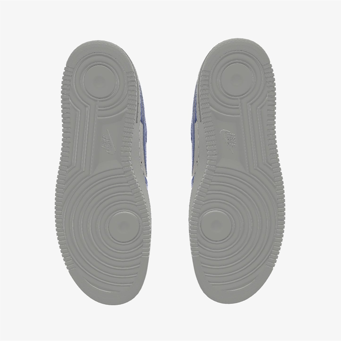 $195 NIB NEW Mens Nike Air Force 1 Low Blue Photon Dust Custom Leather Shoes