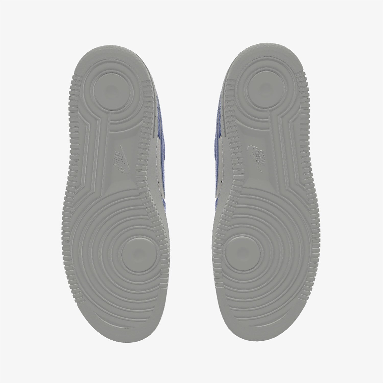 $195 NIB NEW Mens Nike Air Force 1 Low Blue Photon Dust Custom Leather Shoes