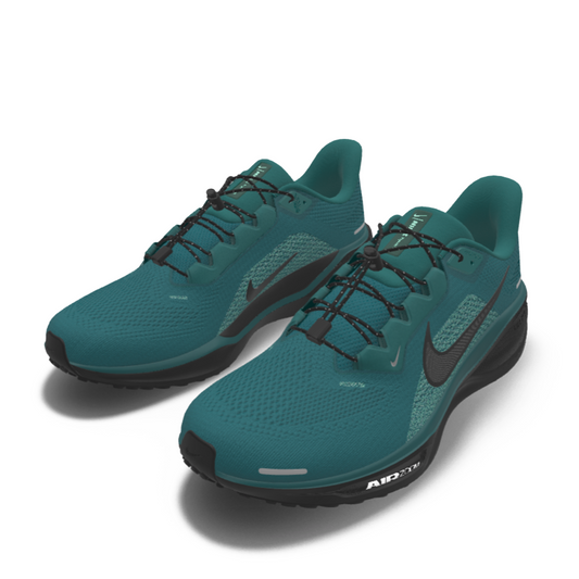 $215 NEW Mens NIKE Air Zoom Pegasus 41 Custom Teal Black Athletic Running Shoes
