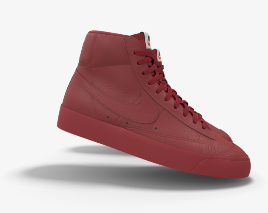$195 NIB NEW Mens NIKE Blazer Mid 77 Custom Varsity Red Premium Leather Shoes