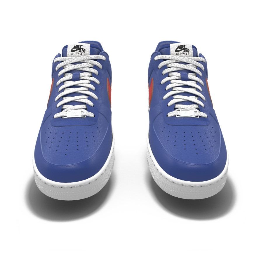 $195 NIB NEW NIKE Mens Air Force 1 Low Custom Team Cuba Premium Leather Shoes