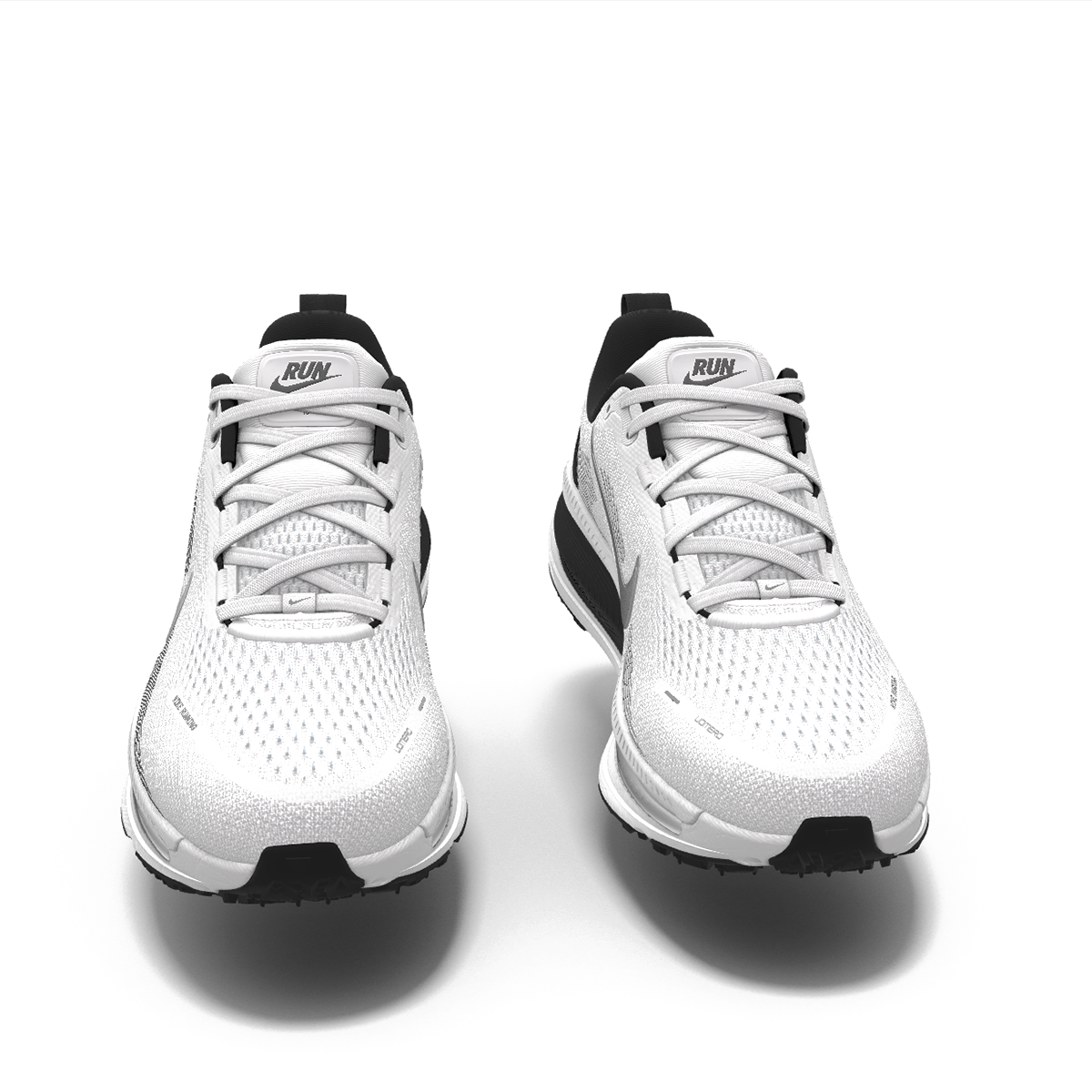 $225 NEW Mens NIKE Air Vomero 18 ZoomX Custom White Metallic Athletic Running Shoes